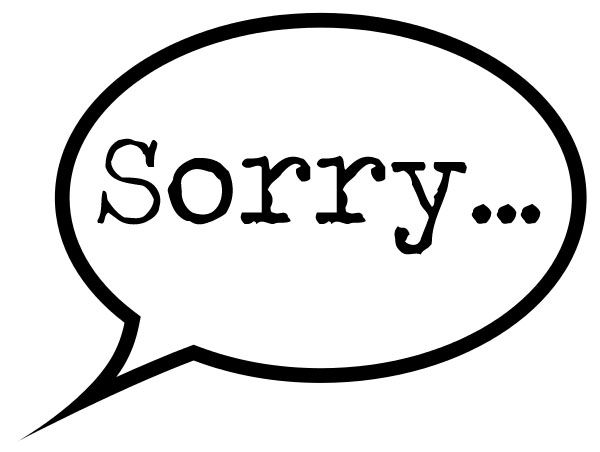 Shabbat Gathering: I’m sorry.